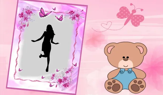 Cute Pink Photo Frames android App screenshot 3